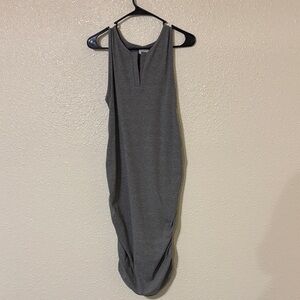 Isabel Maternity by Ingrid & Isabel Gray Ribbed Dress